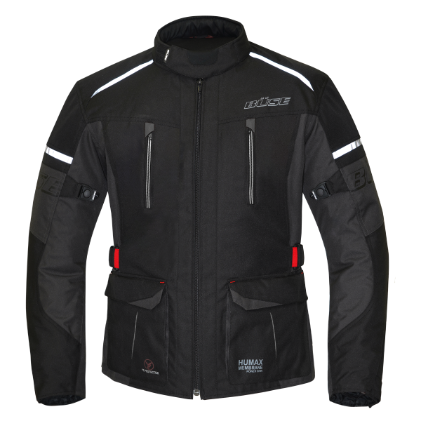 BUSE DAM Textile MC Jacket Rides Black