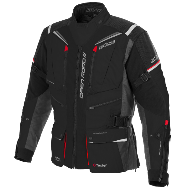 Büse Dam Textile MC jacket Open Road III Black