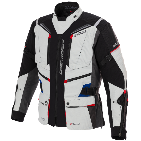 Büse Textile MC jacket Open Road III Gray