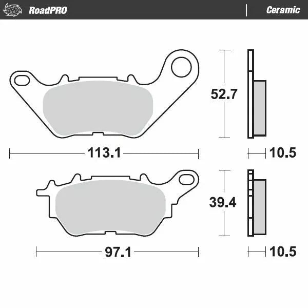 Moto-Master Freed Pad Ceramic 412604
