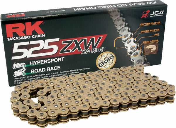 RK chaîne RK525ZXW GG 120R GB525ZXW-120-CLF