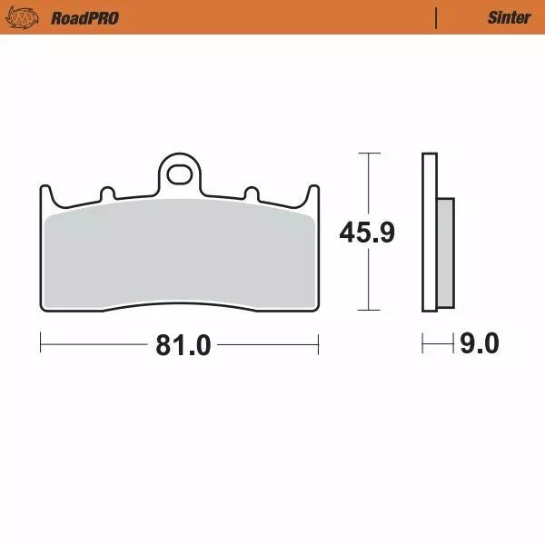 Moto-Master Brake Pad Sinter Front 405901