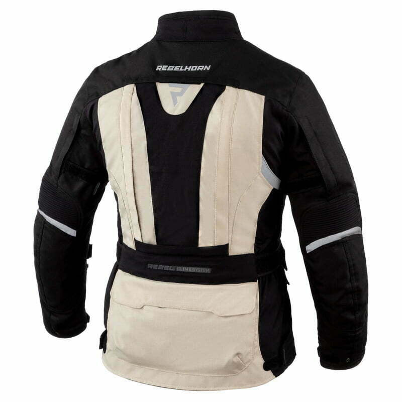 Veste textile du barrage Rebelhorn Hardy II noir / sable