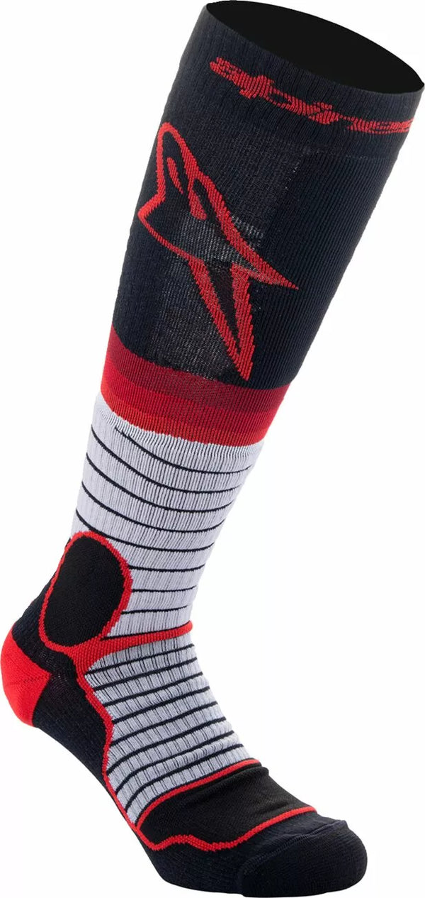 Alpinestars (MX) Sock Mx Pro Blk / Gy / Red M 4701524-1215-M