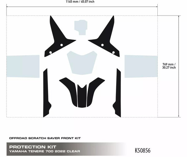 Non irrivant sctrch svr tenere 700 clr blk k50856