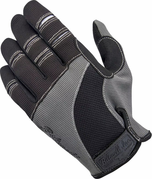 Biltwell Gloves Moto Gry / Blk LG 1501-1101-004