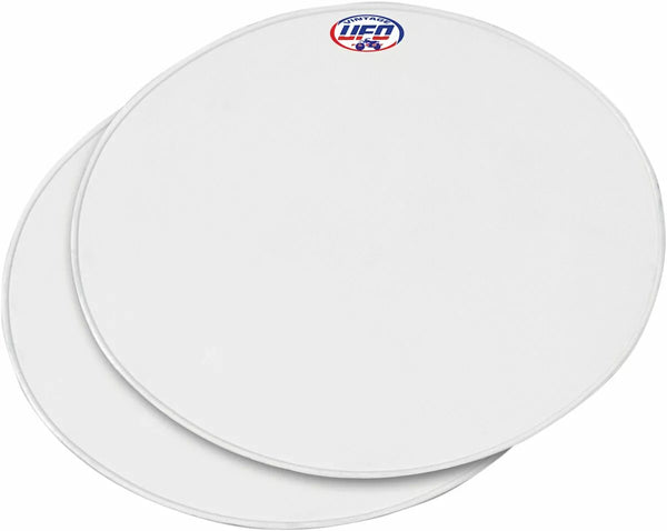 Ufo Uni Oval Plate WH 2PC ME08048 @ W