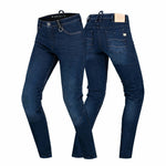 Shima Lady Kevlar Mc-Jeans Devon Bleu foncé