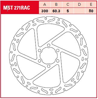 TRW Brake Rotor Fix RAC L / R MST271RAC