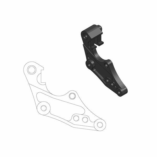 Adaptateur de l'étrier de frein Moto-Master 211060