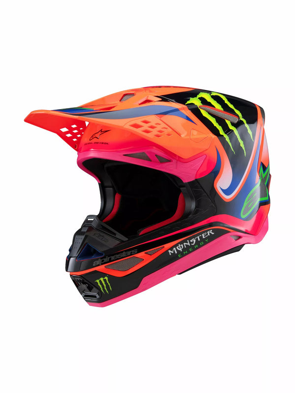 Alpinestars (MX) Helmet S-M10 DEANGE OR/PU/PK M 8300525-433-M