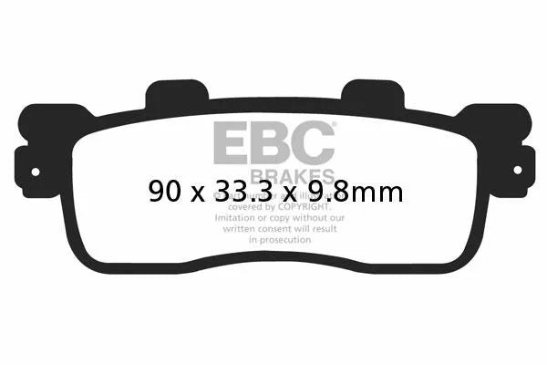 EBC Frein Pad Carbon Scooter SFAC498