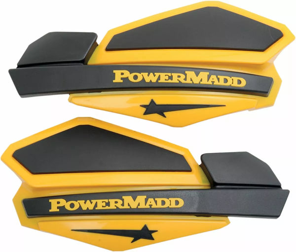 PowerMadd HandGuards Star YW / BK 34201