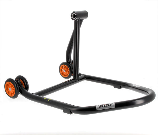 Bihr Home Track Right Single Bras Paddock Stand Matt Black Orange Wheelsnull