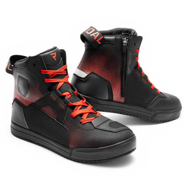 Rebelhorn Unisexe MC chaussures Vandal II Black / Red