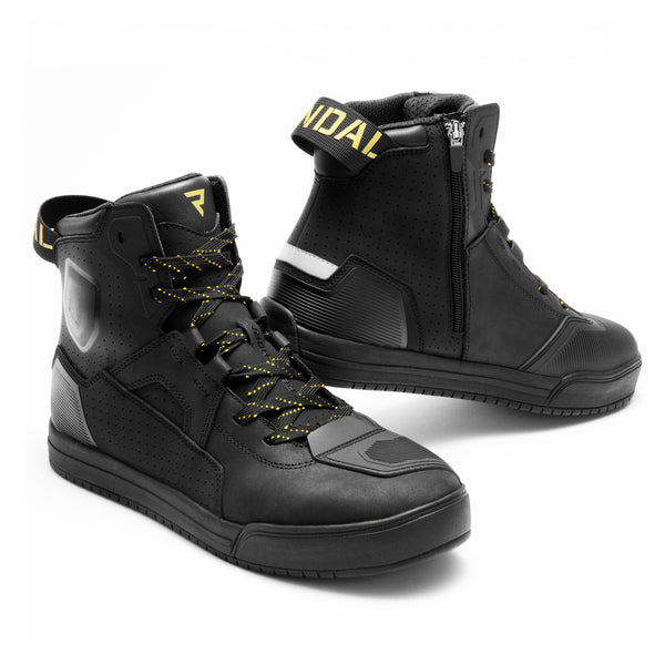 Rebelhorn Women mc-shoes vandal ii noir / or
