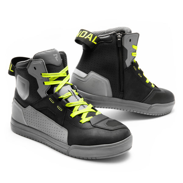 Rebelhorn Unisexe MC Chaussures Vandal II Gray / Flux