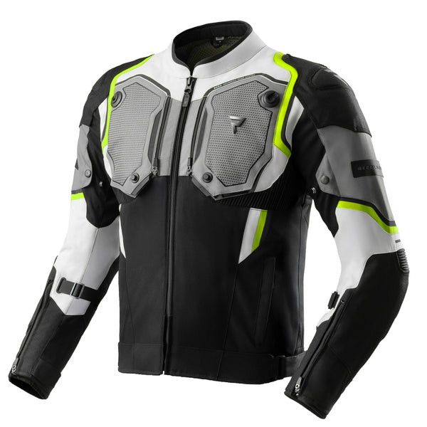 Rebelhorn textile mc veste borg ii noir / gris / grippe