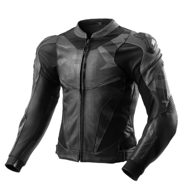 Rebelhorn mc-cuer veste inferno noir