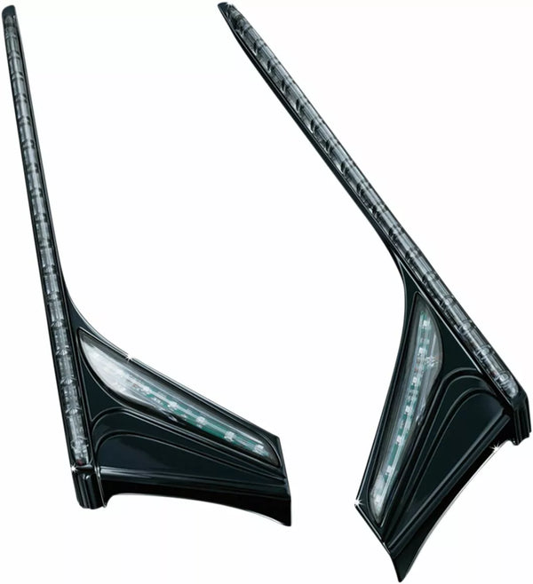 Kuryakyn accent vertical strps blk kur3247