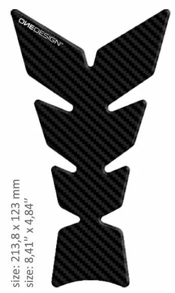 OneDeSign Tank Pad Carb Moon Carb noir Soft Cgan101p