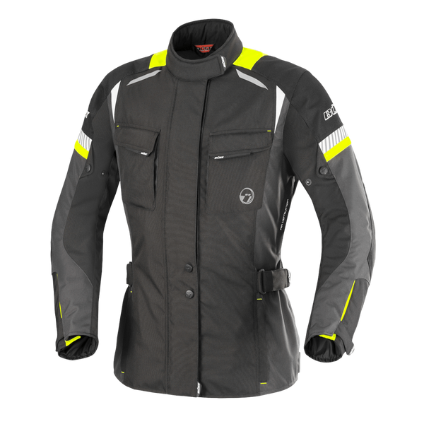 Büse Dam Textile MC Jacket Breno Black / Flux