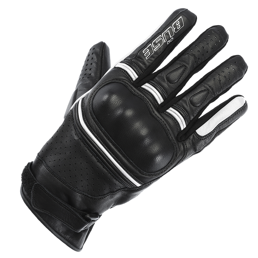 Büse MC-Gloves Noir / blanc principal