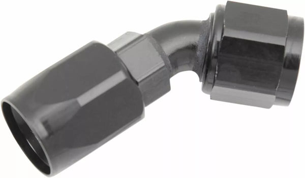 Russell Hose End # 8 45deg Black R10103