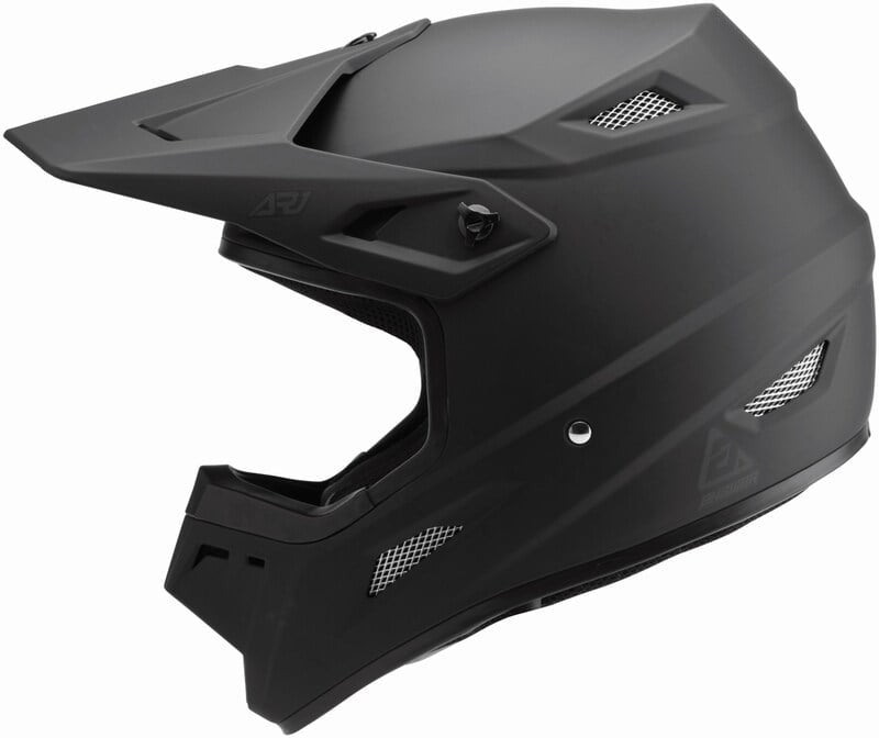 Réponse les enfants Cross MC Casque AR1 Black solide