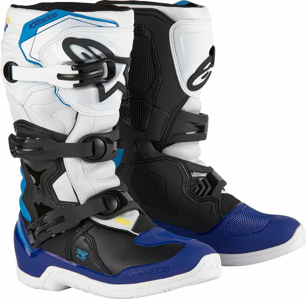 Alpinestars (MX) Boot Tech3s YTH WT/BK/B 8 2014024-2179-8