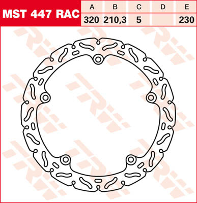 TRW Brake Rotor Fix RAC L / R MST447RAC