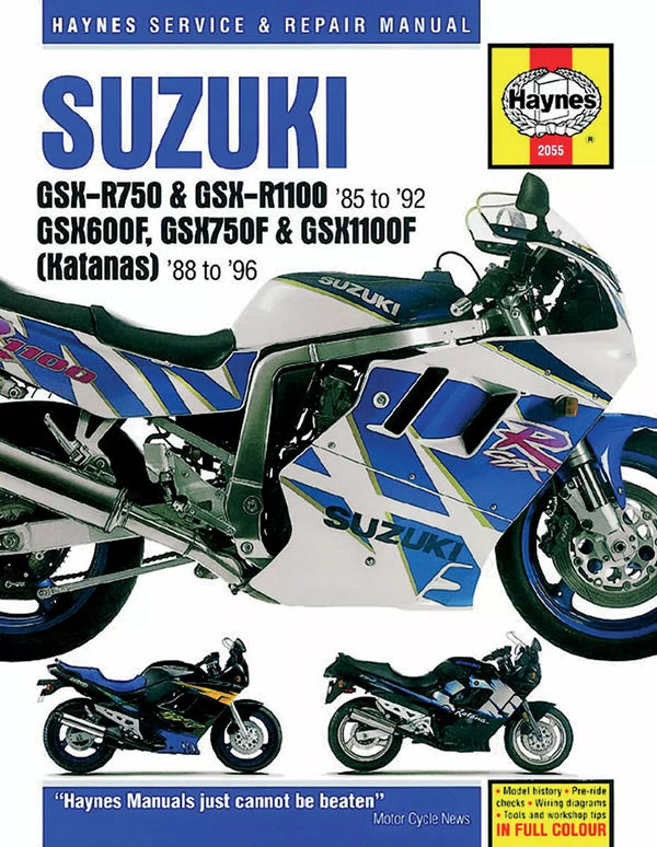 HAYNES MANUEL SUZ GSX-R / KATANA 2055