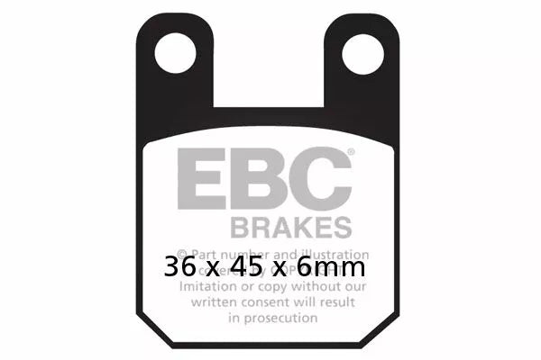 EBC Frein Pad Carbon Scooter SFAC115