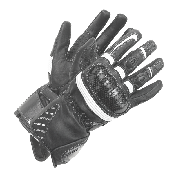 Büse Dam Mc-Sport Gants Misano Black / White