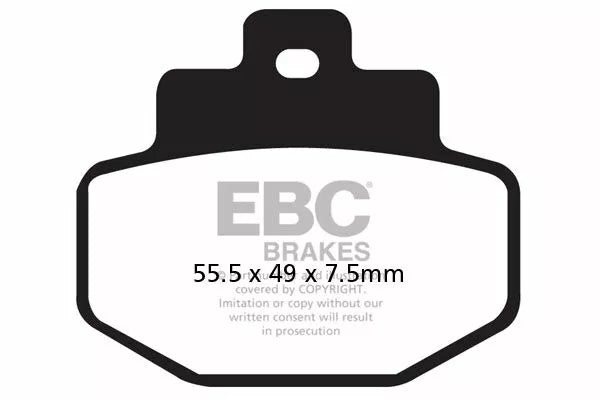 EBC Frein Pad Carbon Scooter SFAC321