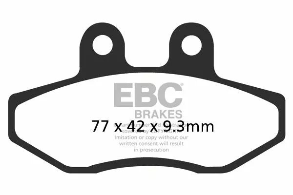 EBC Frein Pad Carbon Scooter SFAC393