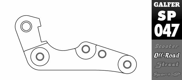 Adaptateur de l'étrier de frein Galfer SP047