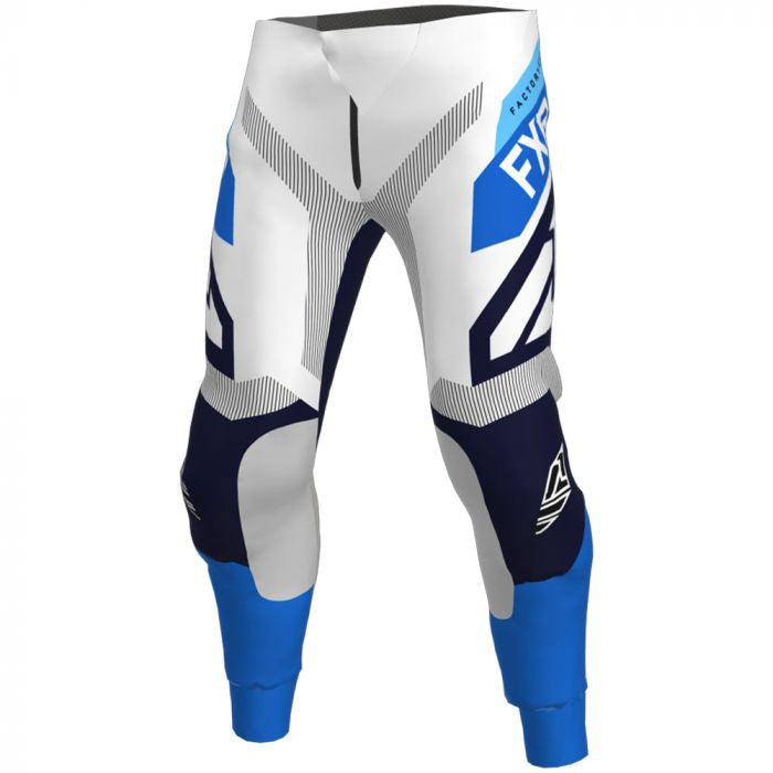 Air d'embrayage de grange FXR MX Pantalon Cross 20 blanc / marine