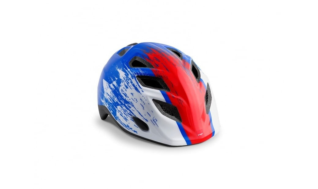 Casque de vélos pour enfants Elfo Blue / Red / White