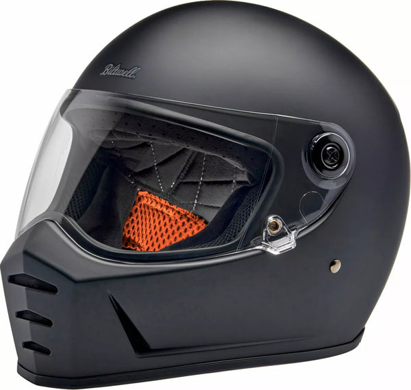 BILTWELL HELMET LANESPLTR F BLK XS 1004-201-501