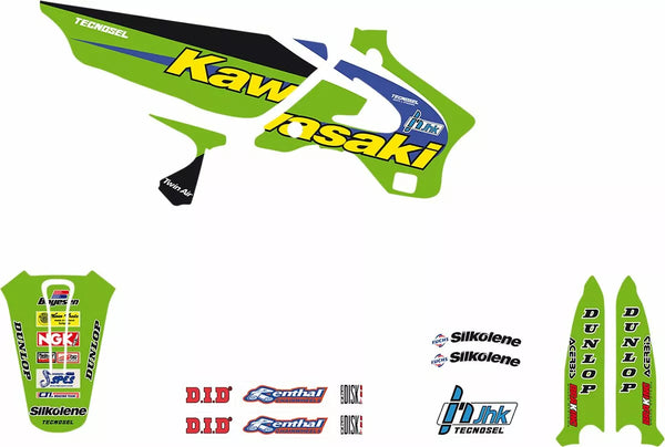 Kit graphique tecnosel team kawa 98 24v02