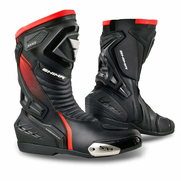 Shima Sport MC Boots RSX-6 Black / Red