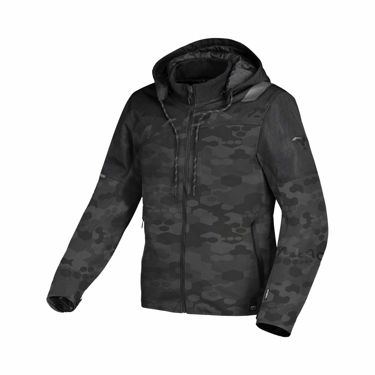 Macna Textile MC Jacket Racoon Black / Camo