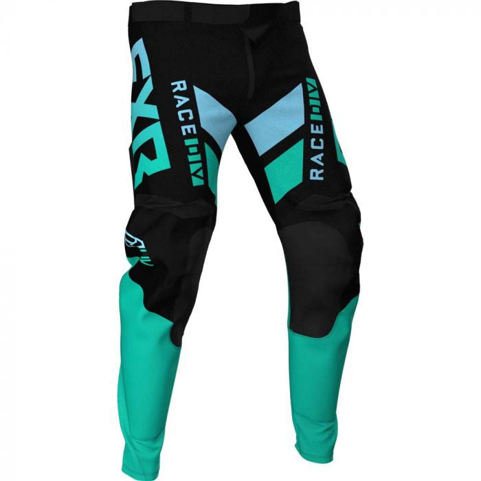 FXR PODIUM MX PANTAL 21 Black / Mint / Sky Blue