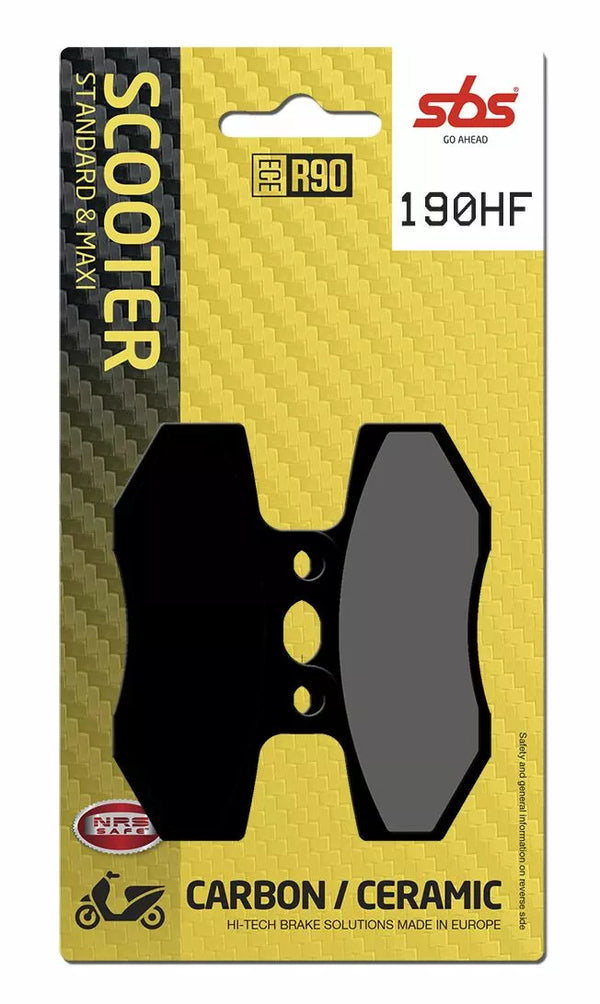 SBS BRAKE PAD CAR/CER SCOOT 190HF