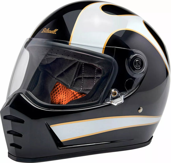 BILTWELL HELMET LANESPLTR BK/WT SM 1004-570-502
