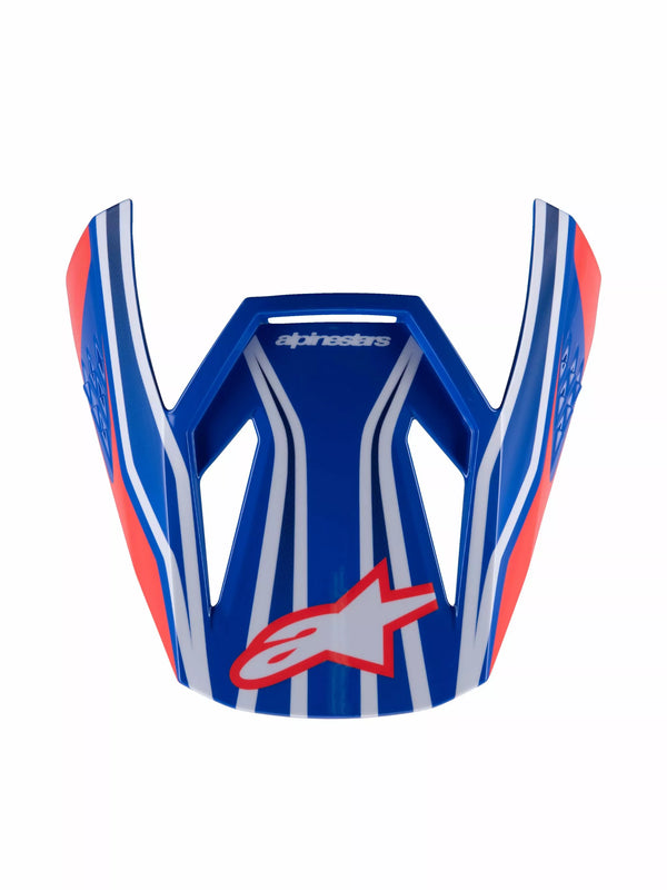 Alpinestars (MX) Visor SM3 WURX BLUE / RED / WT / BK 8980725-7312-