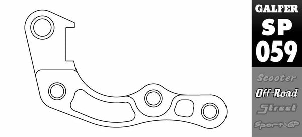 Adaptateur de l'étrier de frein Galfer SP059