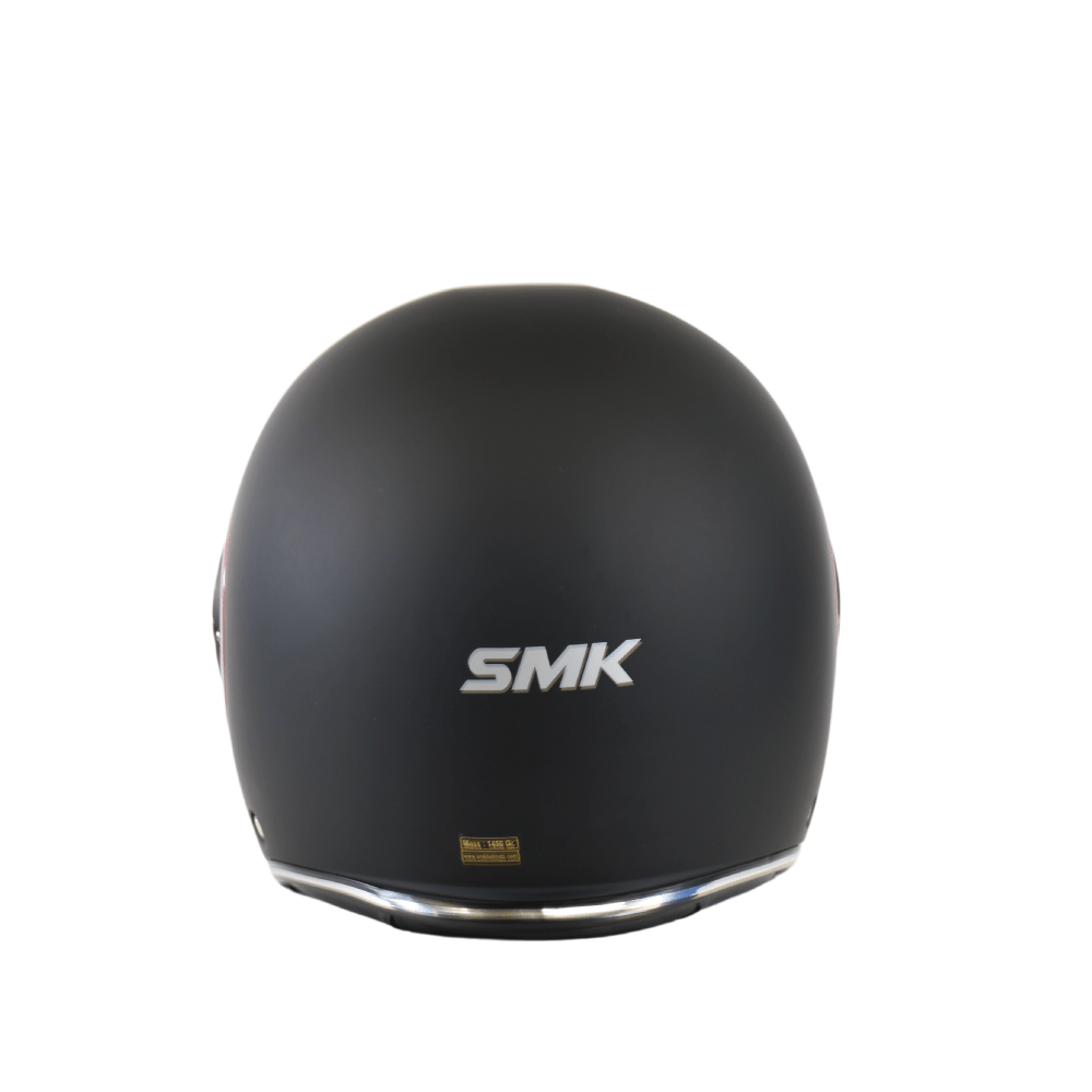 SMK Jet MC Casque Retro Black / Red