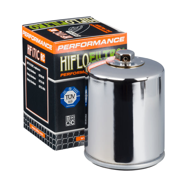 HIFLOFILTRO Performance Oil Filtre Chrome - HF171CRC HF171CRC